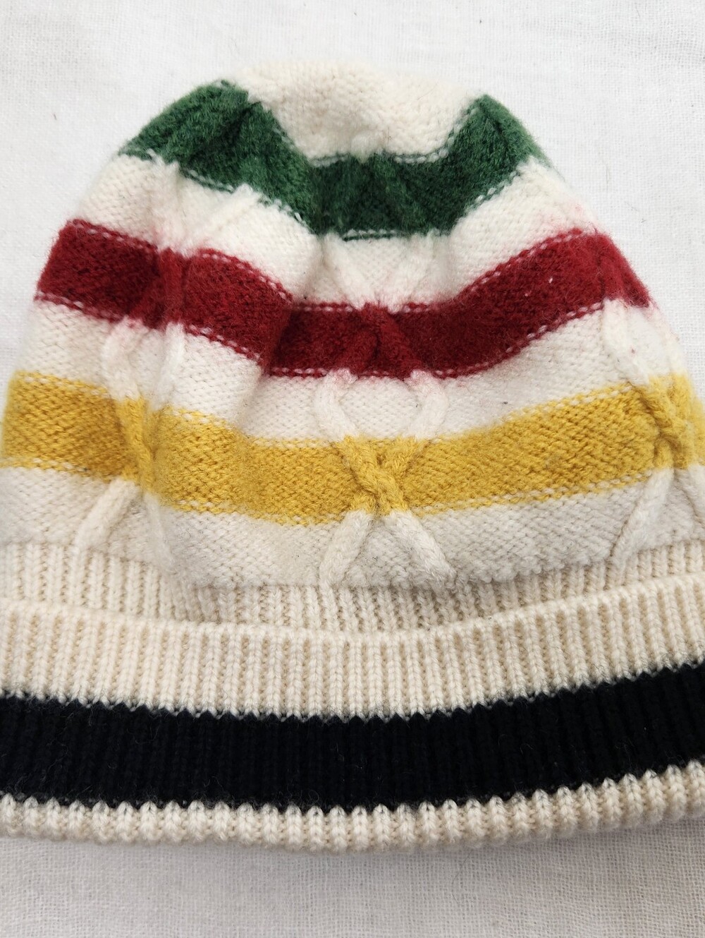Pendleton Youth OS Merino Wool Striped Knit Beanie (Flaws)